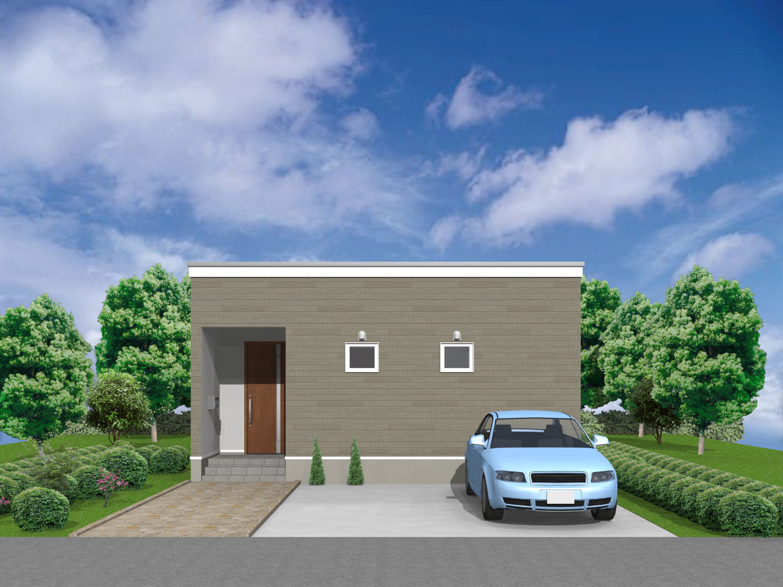 CZ-25平屋A-1 - シンプルな家、COZY公式 - 新築一戸建ての規格住宅